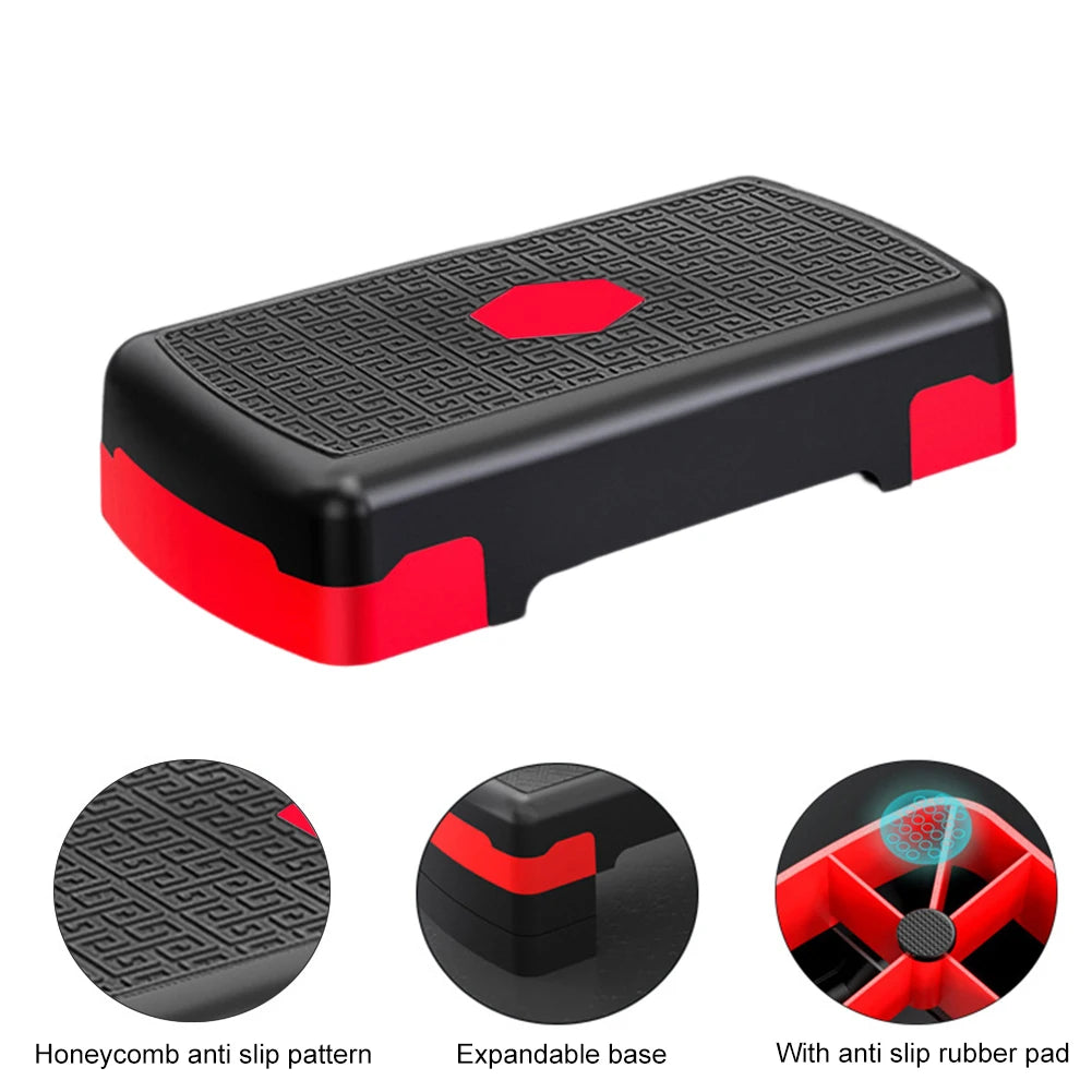 Fitness Pedal Stepper Cardio Pedal Exerciser Non-slip Stable 200KG Load-bearing Home Gym Exercise Portable Fitness Equipment