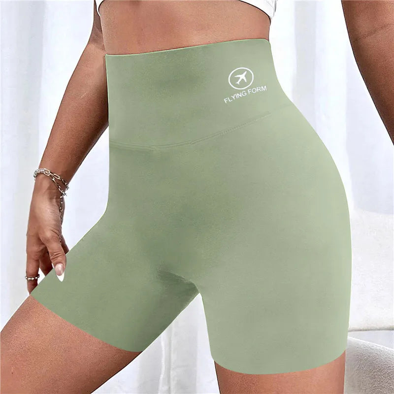 Women Yoga Sports Shorts High Waist Fitness Shorts Casual Streetwear Short Trousers Female Tight Shorts For Ladies Workout Pants
