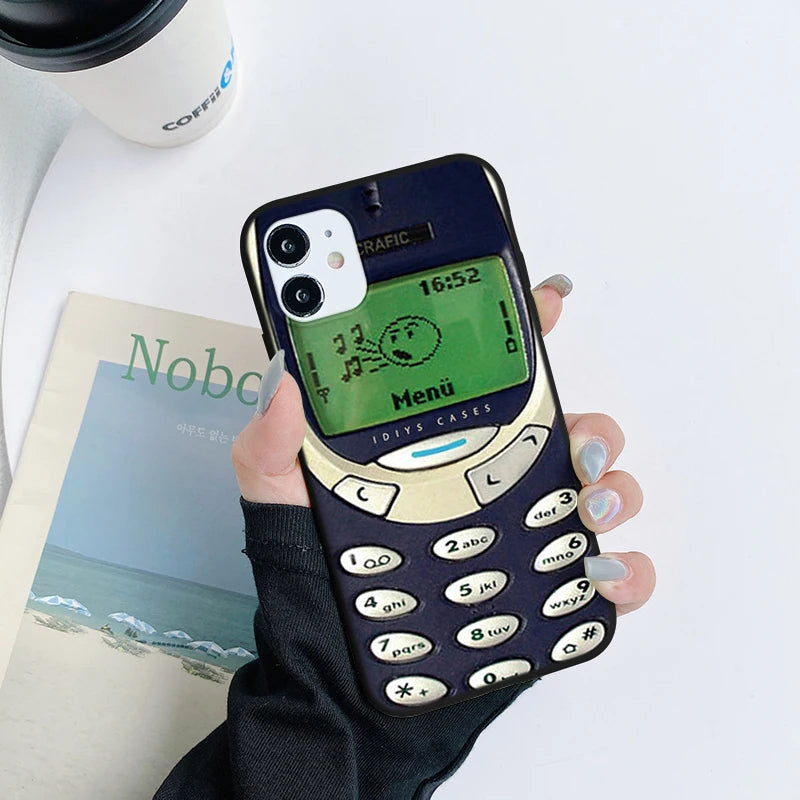 Funny Abstract Silicone Phone Case for IPhone 11 12 13 15 16 Pro Max Mini X XS MAX XR 14 Plus SE20 Soft Protection Covers Coque