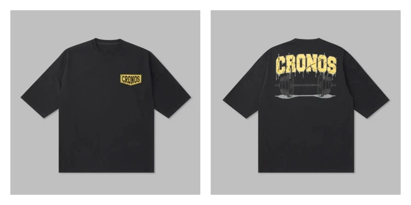 Fitness men's and women's running T-shirts, cotton fitness sports shirts, tops, gym exercise training T-shirts