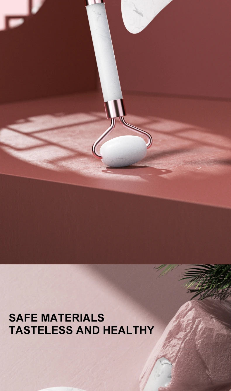 Rose Quartz Facial Roller