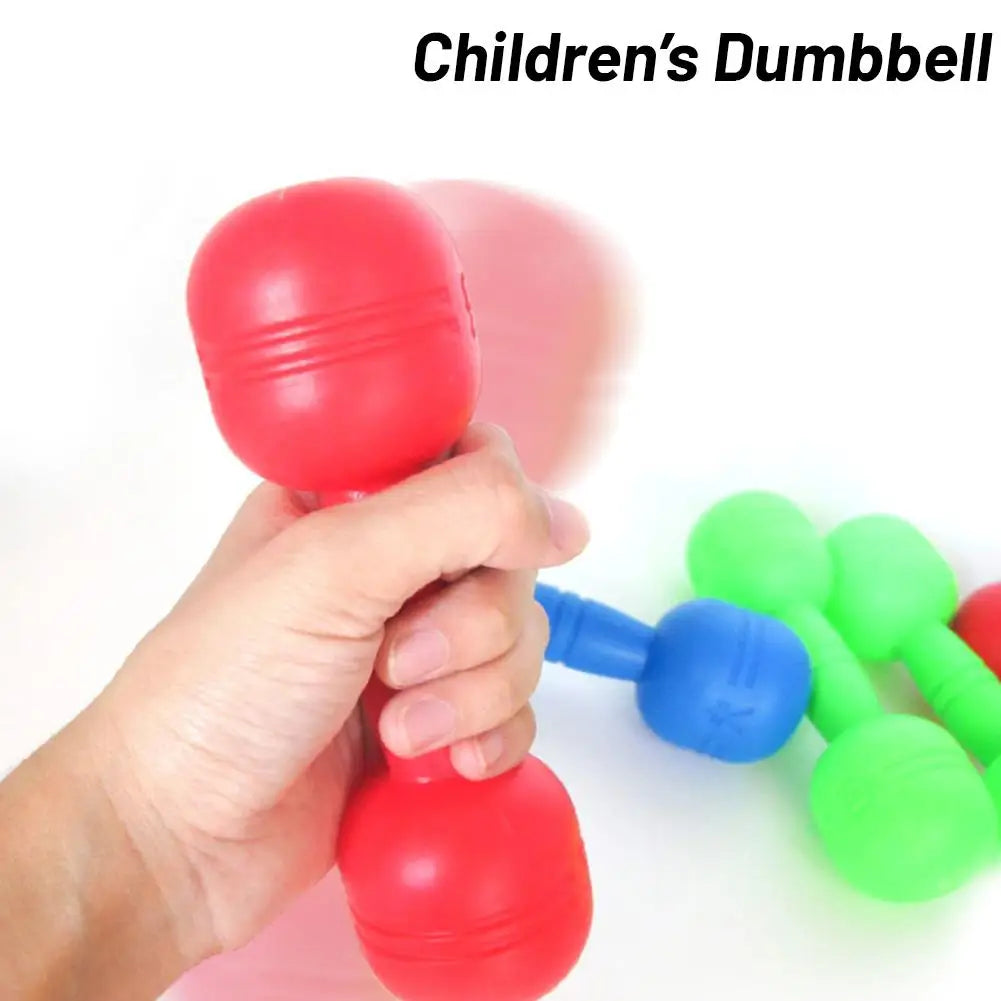 Plastic Dumbbells Children'S Sports Fitness Dumbbells Children Dumbbells Toys Fitness Barbell Toddler Equipment Fitness D8B7