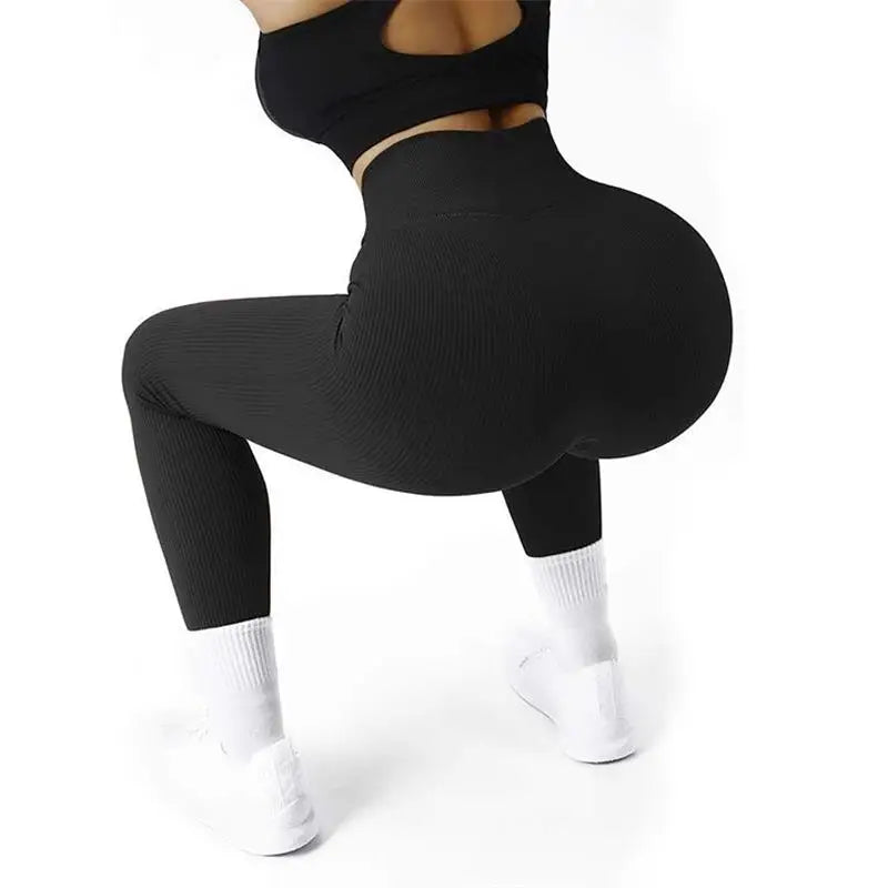 Women Yoga Pants High Waisted Sport Gym Fitness Leggings Women Seamless Female Legging Tummy Control Running Tights