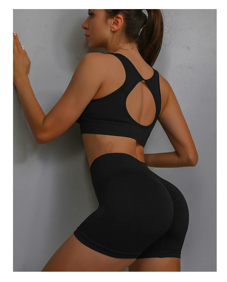 Women Yoga and High Waist Butt Lifting Workout Fitness Tights