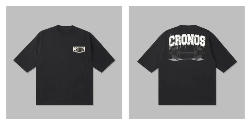 Fitness men's and women's running T-shirts, cotton fitness sports shirts, tops, gym exercise training T-shirts